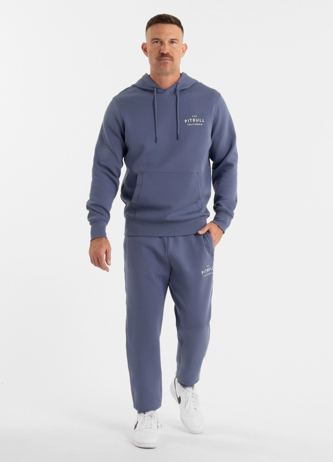 Bluza męska z kapturem Pitbull Pit Bull Sampson niebieska