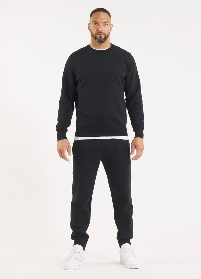 Bluza męska bez kaptura Pitbull Pit Bull Sampson czarna