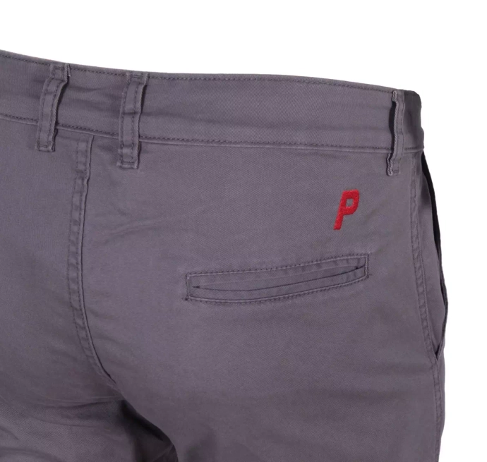 Spodnie męskie jogger Prosto Klasyk Evening Chino szare