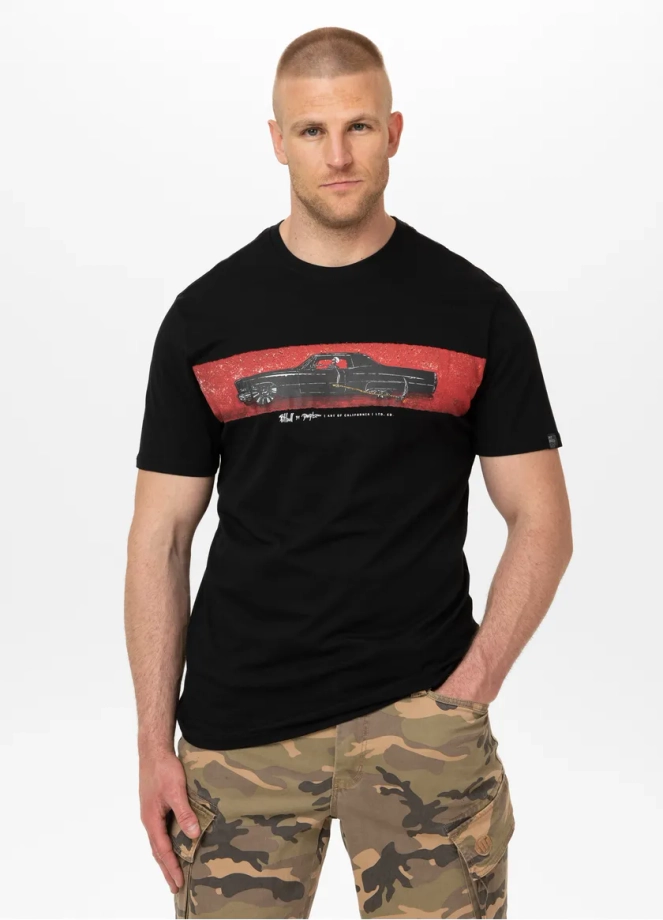 Koszulka męska T-Shirt Pit Bull Pitbull Devil's Deville czarna