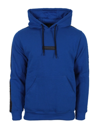 Bluza męska z kapturem Ciemna Strefa CS Gumka/Taśma New niebieska