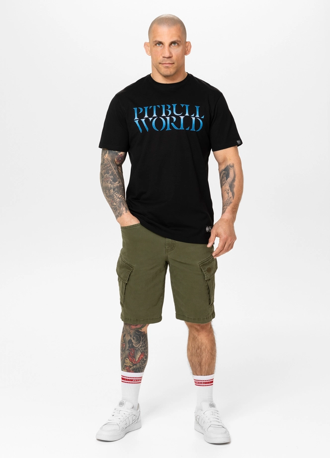Koszulka męska T-Shirt Pit Bull Pitbull World czarna