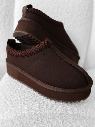 Buty damskie Olavoga Cusie brązowe
