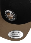 Czapka z daszkiem Snapback Trucker Pit Bull Pitbull San Diego CA czarno/brązowa
