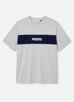 Koszulka męska t-shirt Prosto Root szaro/granatowa