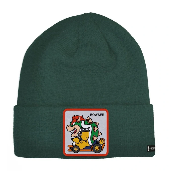 Czapka zimowa Capslab Mario Bowser zielona