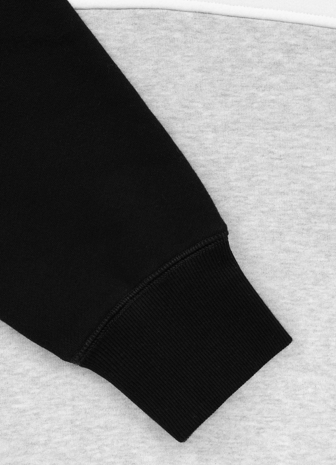 Bluza męska z kapturem Pit Bull Gibson czarno/szara