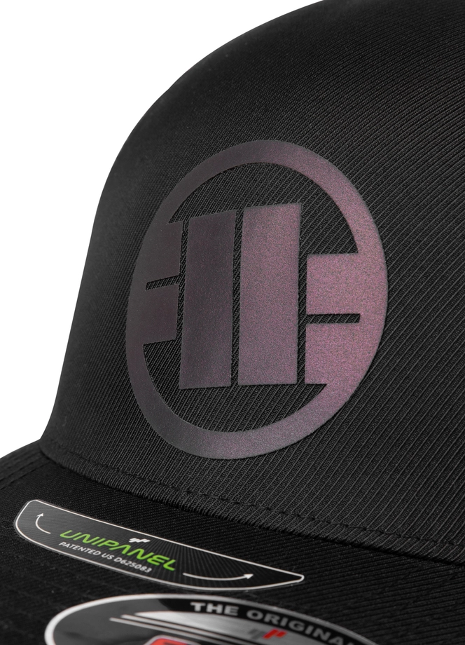 Czapka z daszkiem Full Cap Mesh Pit Bull Iridescent czarna