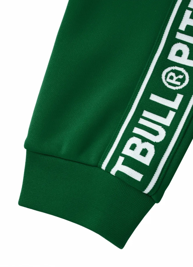 Spodnie dresowe męskie Pit Bull Tape Logo 24 Pit Bull Track Pants zielone