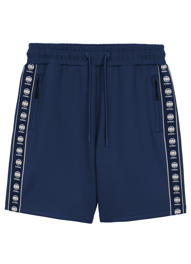 Spodenki szorty dresowe męskie Pitbull Pit Bull Powers niebieskie