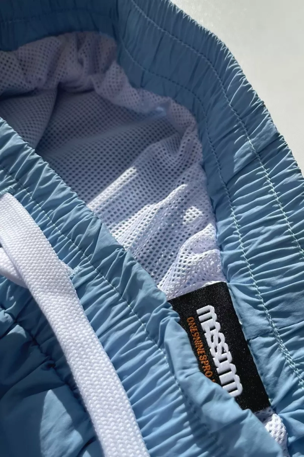 Spodenki męskie kąpielowe Mass DNM Signature Patch niebieskie