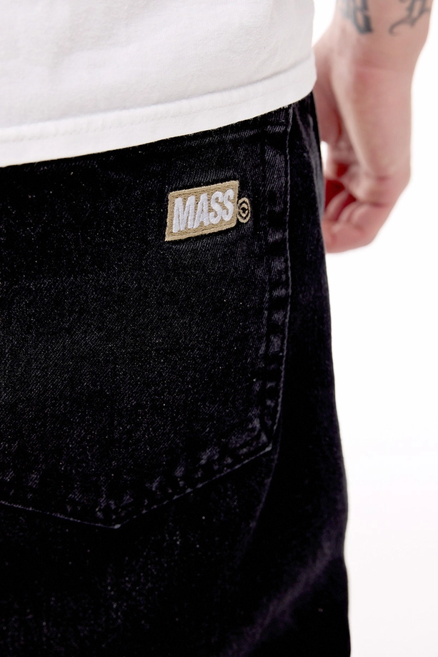 Spodenki męskie jeansowe Mass DNM Box czarne