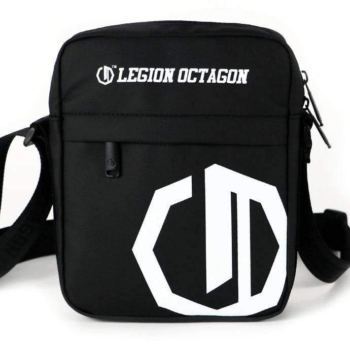 Saszetka listonoszka Legion Octagon Siena czarno/biała