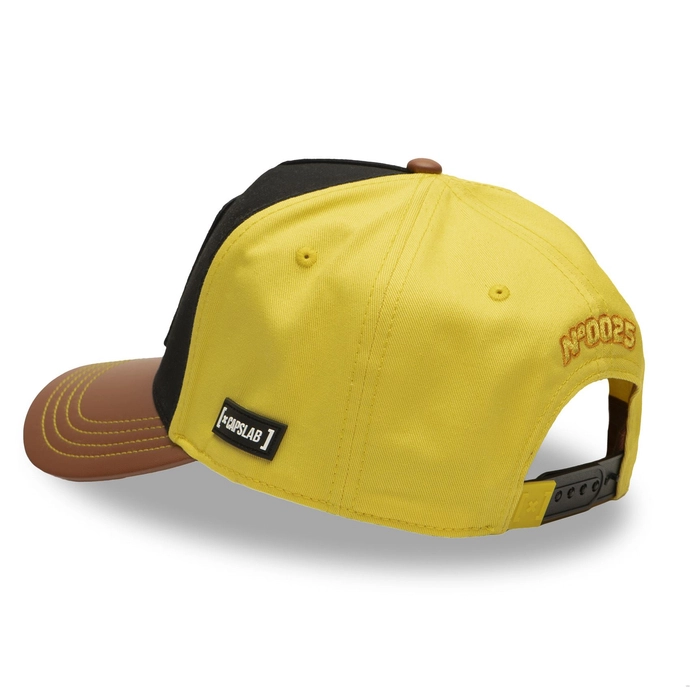 Czapka z daszkiem Capslab Pokemon Pikachu brązowo/żółto/czarna