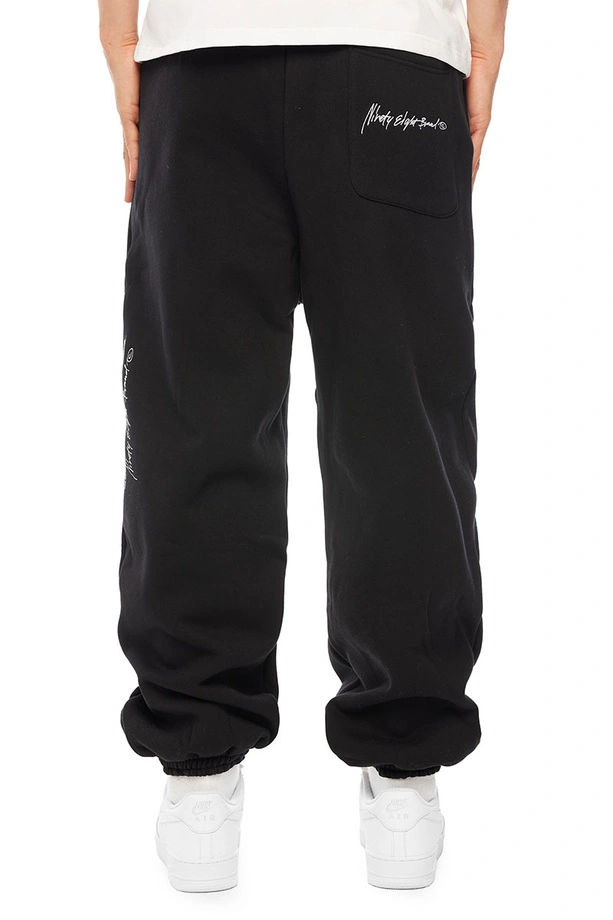 Spodnie dresowe męskie Baggy Mass DNM Authentic czarne