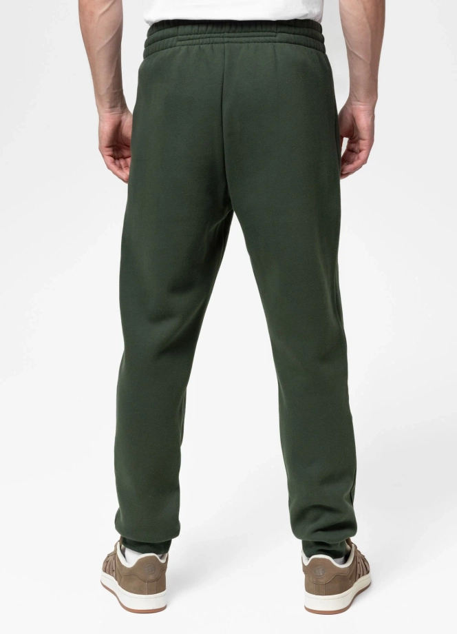 Spodnie męskie dresowe Pit Bull Hatton 25 ciemno zielone