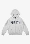 Bluza męska rozpinana z kapturem Prosto Axel szara