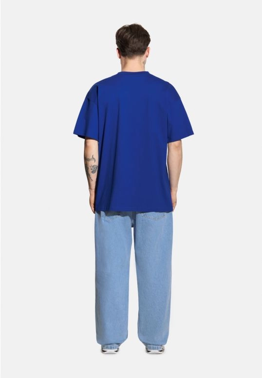 Koszulka męska t-shirt oversize Prosto Jung niebieska