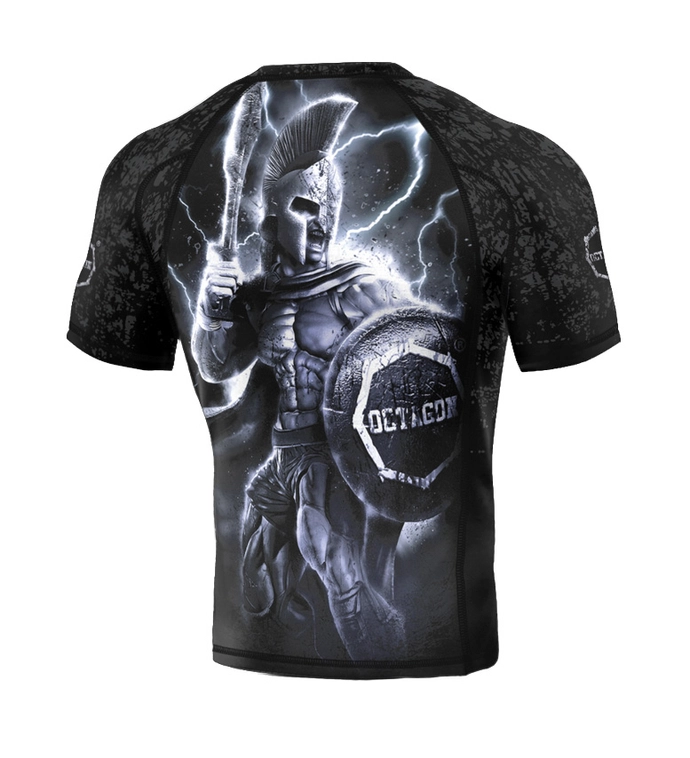 Koszulka męska rashguard Octagon PREMIUM Gladiator czarna