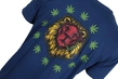 Koszulka T-shirt Dudek P56 Prorok Rasta Lion navy