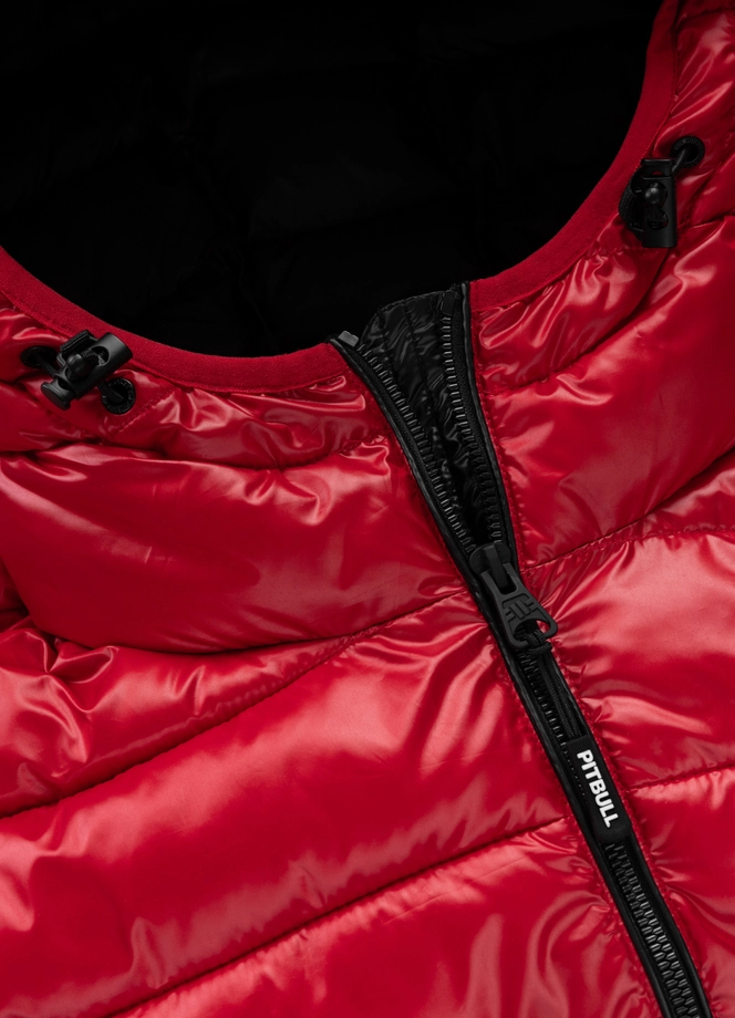 Kurtka męska zimowa Pit Bull Shatto czarno/czerwona