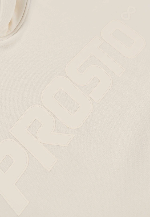 Bluza męska z kapturem Prosto Big Log Infinity kremowa