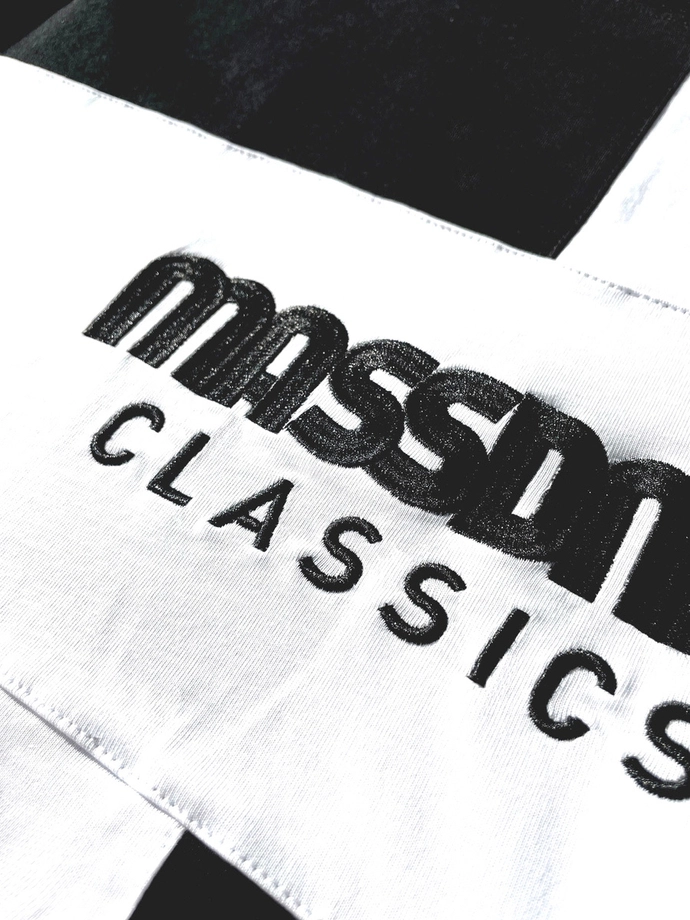 Koszulka męska t-shirt Mass Dnm Tony czarno/biała