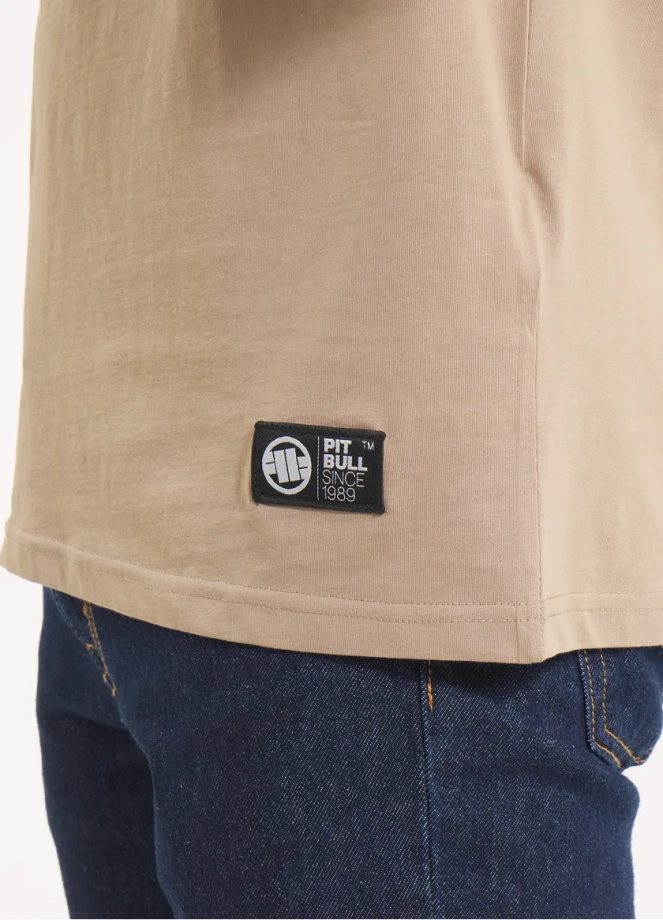 Koszulka męska T-Shirt Pit Bull Pitbull Eighty Nine Dog 25 beżowa