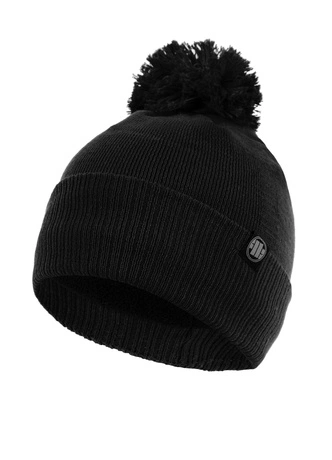 Czapka zimowa z pomponem Pit Bull Beanie Bubble Small Logo II czarna