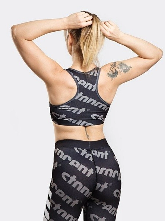 Top sportowy Stoprocent Simple Pattern black