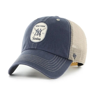 Czapka z daszkiem 47 Brand New York Yankees Crosspatch Mesh Clean Up granatowa beżowa