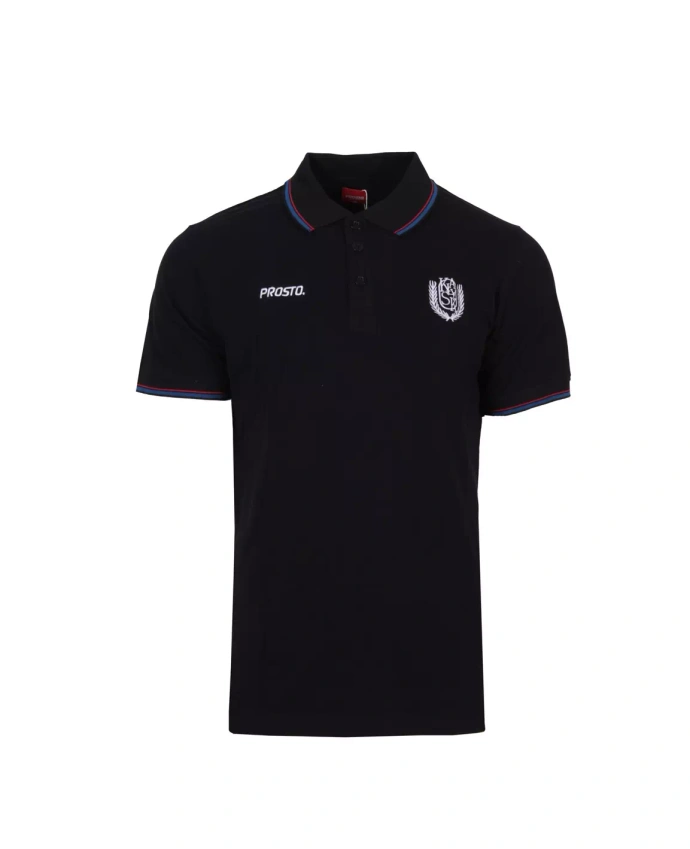 Koszulka męska Polo Prosto Klasyk Woods 24 czarna