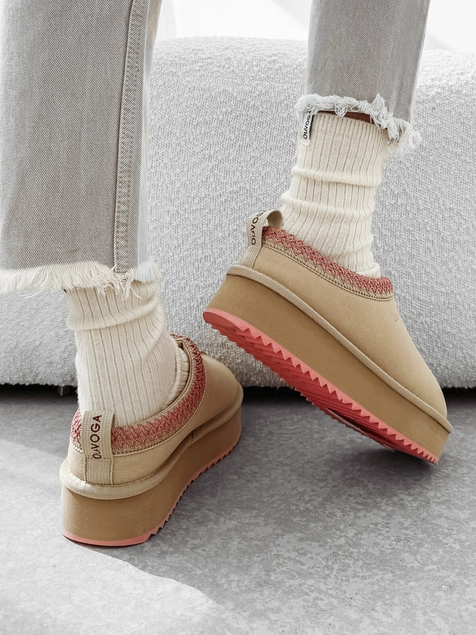 Buty damskie Olavoga Cusie beżowe