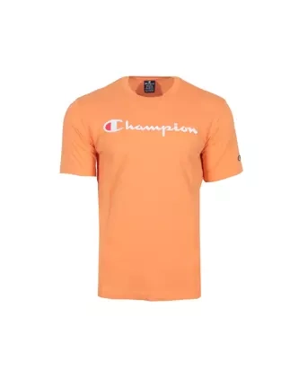 Koszulka męska T-shirt Champion Classics pomarańczowa