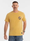 Koszulka męska T-Shirt Pit Bull Pitbull Denim Washed Oceanside 25 żółta