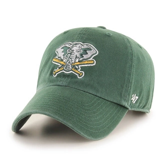 Czapka z daszkiem 47 Brand Oakland Athletics Cooperstown Clean Up zielona