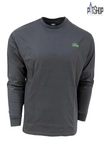 Koszulka longsleeve męski Prosto Coolt grafitowa czarna