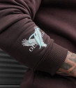 Bluza męska z kapturem Olavoga EAGLE brązowa
