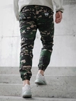 Spodnie męskie materiałowe jogger Środowisko Miejskie Classic Icon camo 