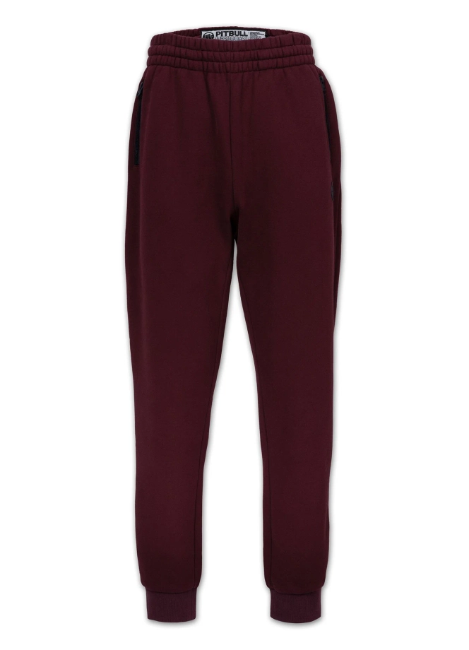 Spodnie męskie dresowe Pit Bull Hatton 25 bordowe