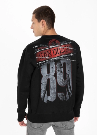 Bluza bez kaptura Pitbull Thug Life crewneck black