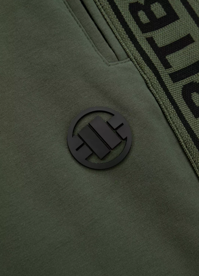 Spodnie dresowe męskie Pitbull Byron Pit Bull oliwkowe