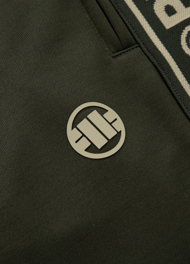 Spodnie dresowe męskie Pit Bull Tape Logo 25 zielone