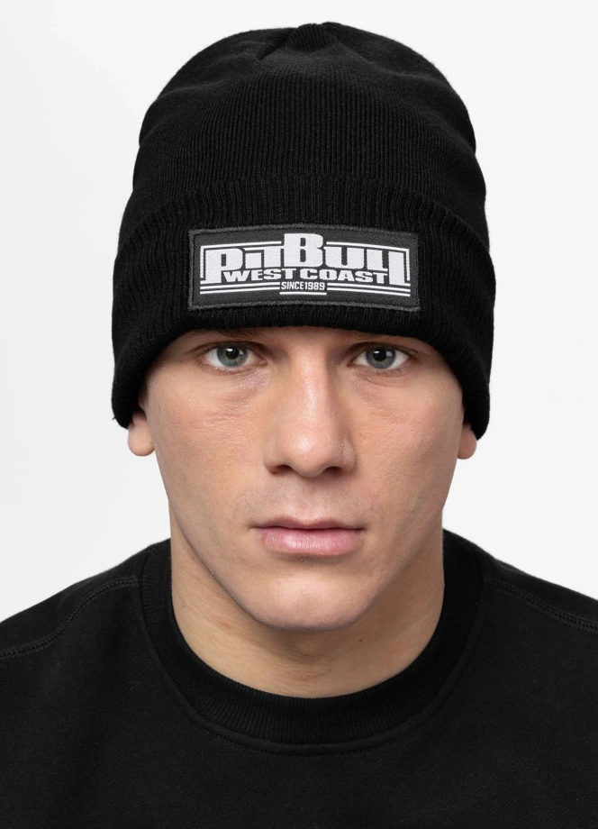 Czapka zimowa Pit Bull One Tone Boxing czarna