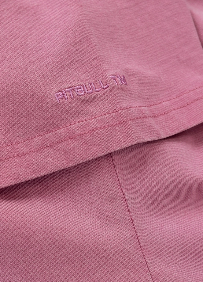 Koszulka damska T-shirt Pit Bull Angel Logo różowa