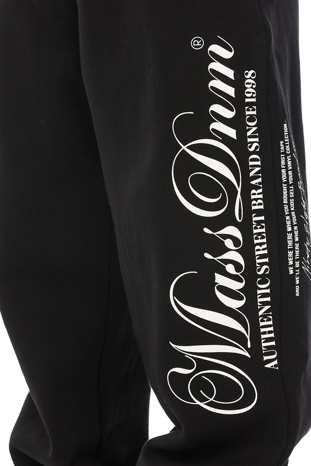 Spodnie dresowe męskie Baggy Mass DNM Authentic czarne