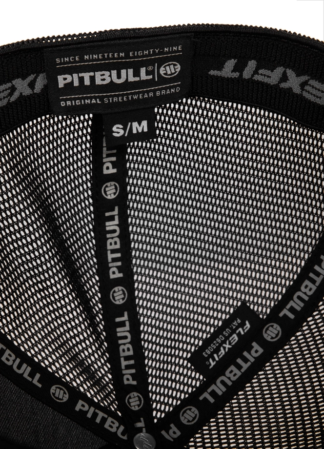 Czapka z daszkiem Full Cap Mesh Pit Bull Iridescent czarna