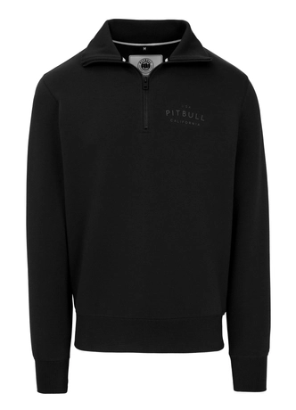 Bluza męska half-zip Pit Bull Sampson 25 czarna