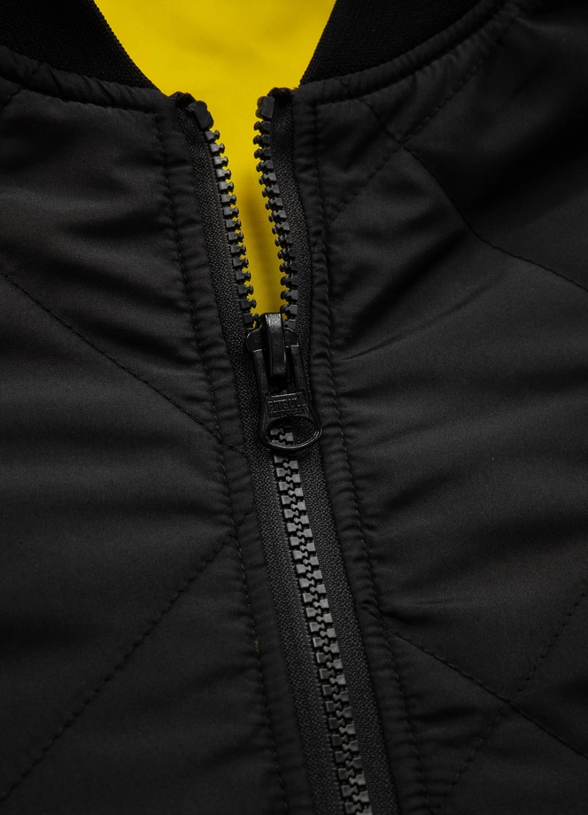 Kurtka wiosenna przejściowa dwustronna Pit Bull Broadway bomber jacket yellow