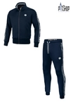 Komplet dresowy męski Pitbull Pit Bull Tape Logo 25 Trackjacket granatowa